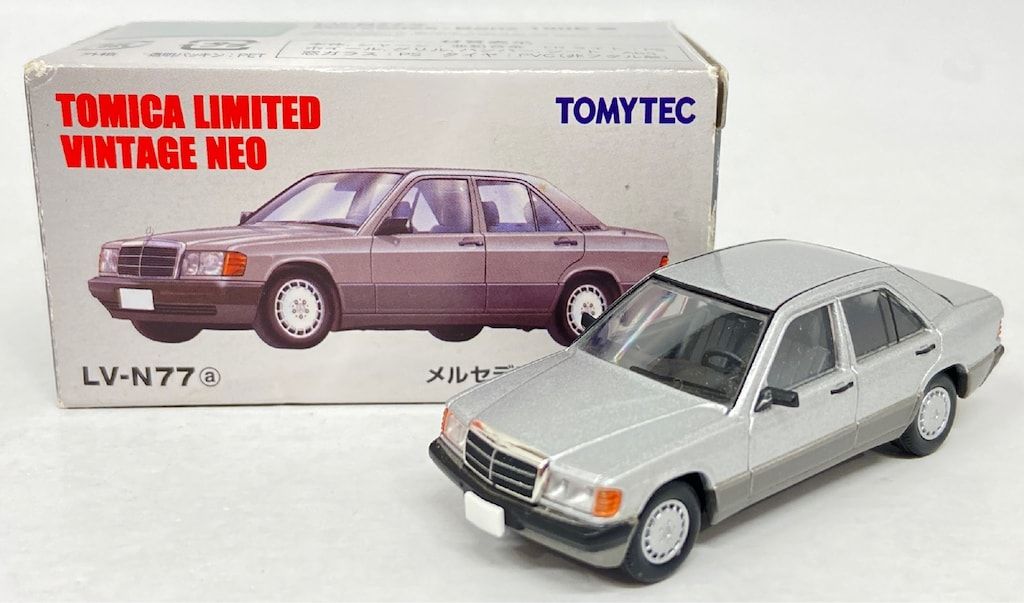 トミーテック TOMICA LIMITED VINTAGE NEO メルセデスベンツ190 E 91年 銀 LV N 77 a