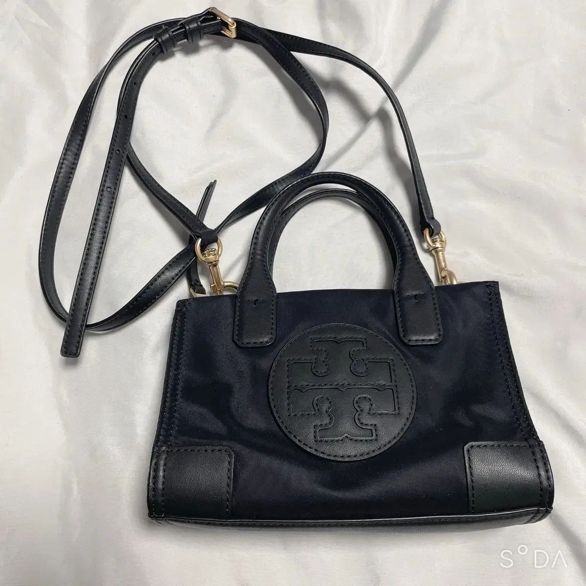 トリーバーチ ブラック ミニ トートバッグ クロスバッグ