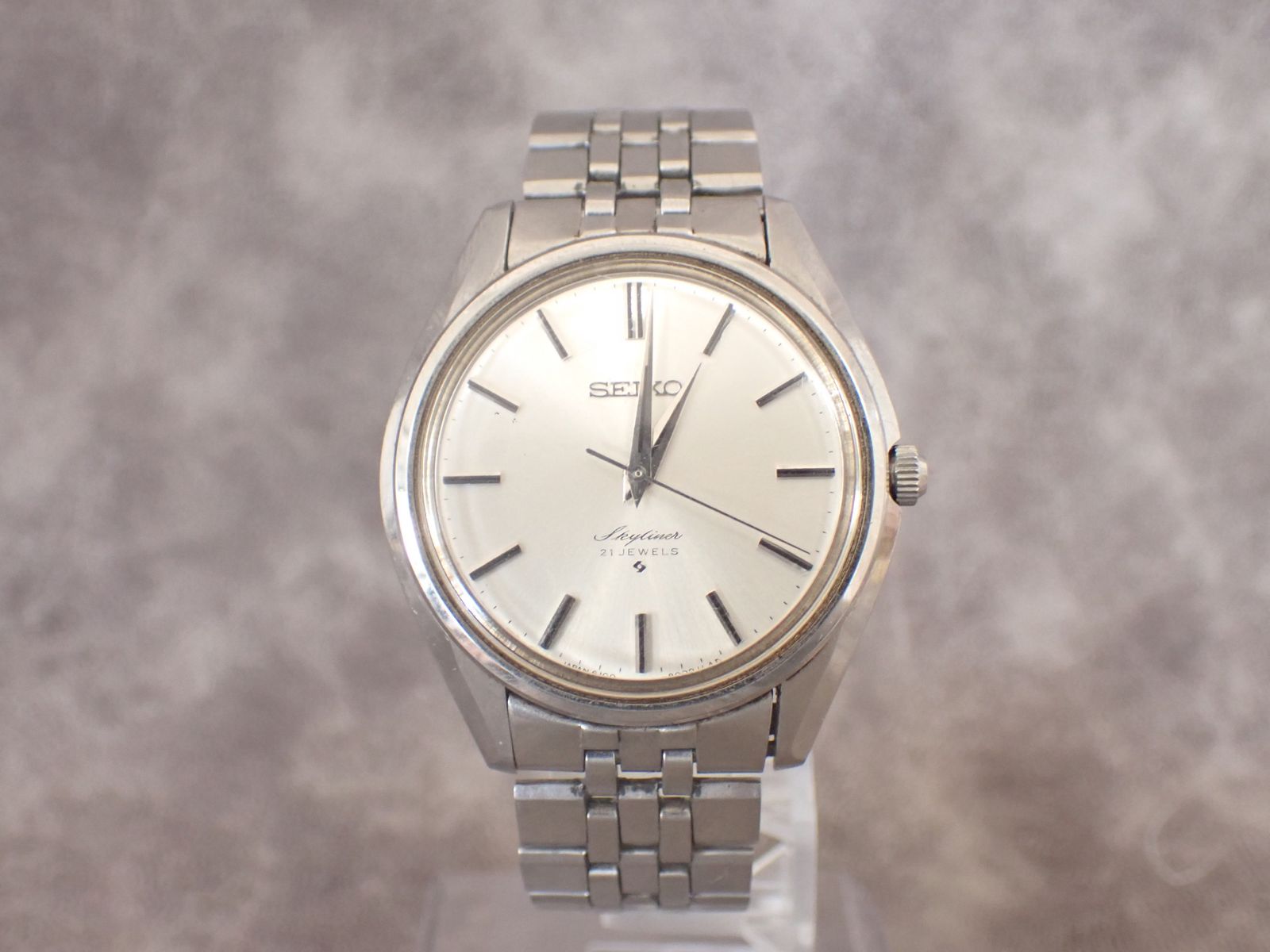 SEIKO セイコー ヴィンテージ スカイライナー 21石 6100 8000 シルバー 手巻き式