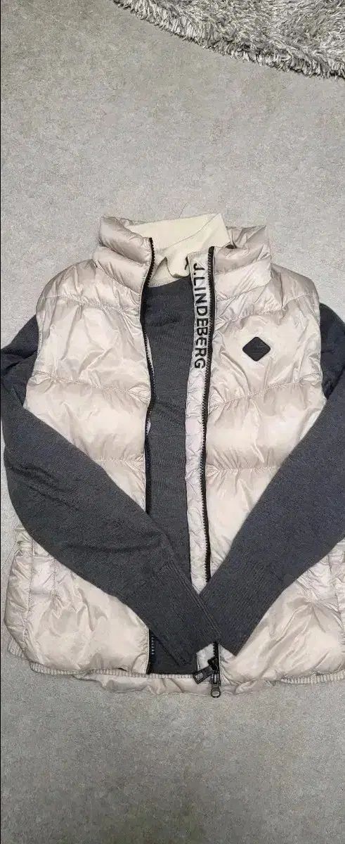 J リンドバーグ ダウン ベスト ニット セット 個別