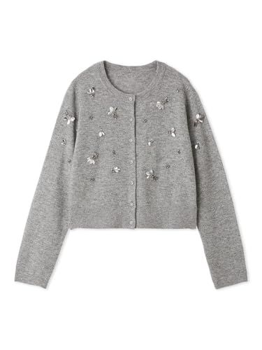 CELFORD セルフォード ペタルビジューカーディガン レディース m