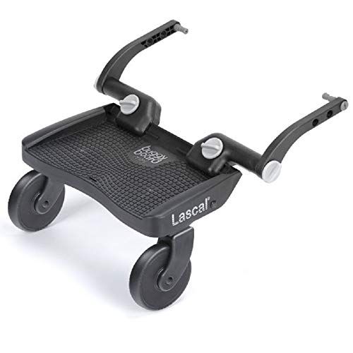 Lascal ラスカル バギーボード ヨーロッパ安全基準適合品 静音ラバータイヤとサスペンションで快適乗り心地 上の子も下の子も一度にお迎えできる 総輸入販売元 グレー m