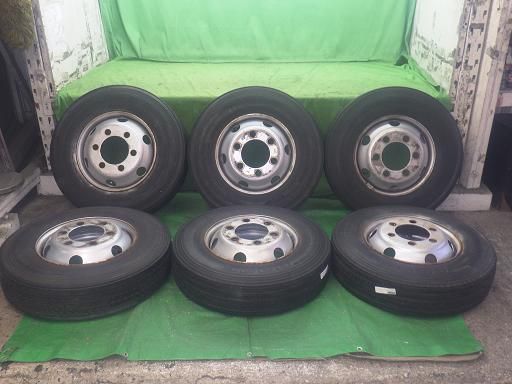トラックタイヤ KWC 17 5インチスチールホイールタイヤ 6本