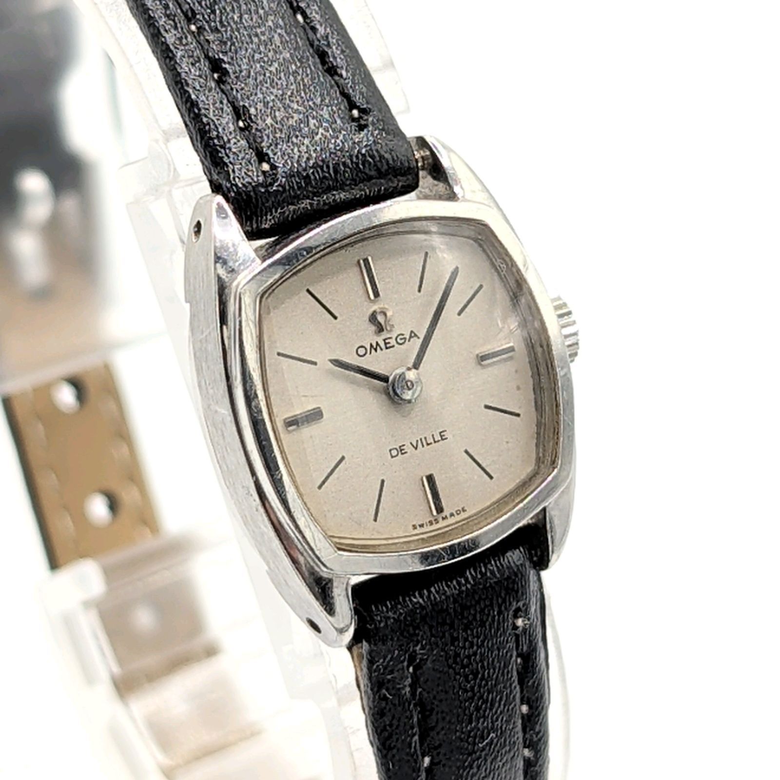 RITAO CHAN公式アカウント09様　オメガ デヴィル スクエア レディース OMEGA DE VILLE Watch Hand-Winding Ladies Square Silver Y2K 00S