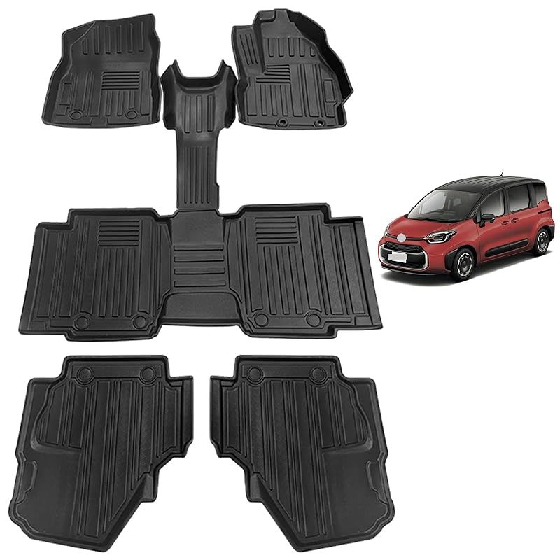 トヨタ との互換性あり 新型シエンタ 10系 MXP 7人乗り用 フロアマット 3 Dカーマット 車 立体カーマット TPE材質 耐汚れ 耐摩擦 抗菌効果 防水 滑り防止 保護パーツ カー用品 6 PCS