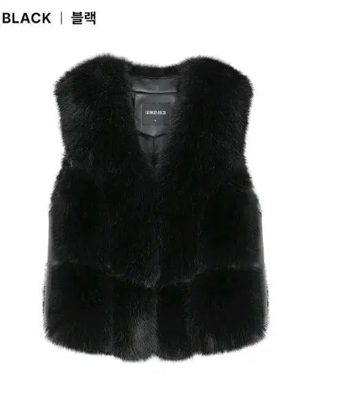 GEORGES RECH ジョルジュ レッシュ ブラック ファー ベスト