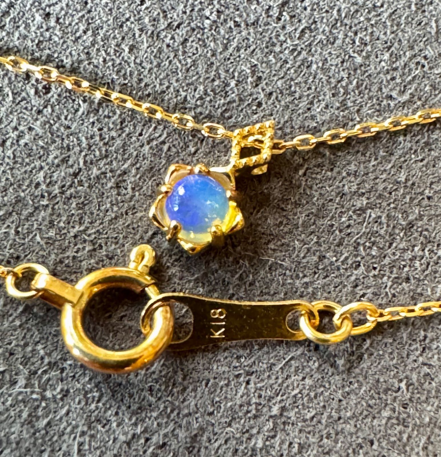 ete◇K18YG*オパールネックレス*エテ*フルーレット*プチ - メルカリ