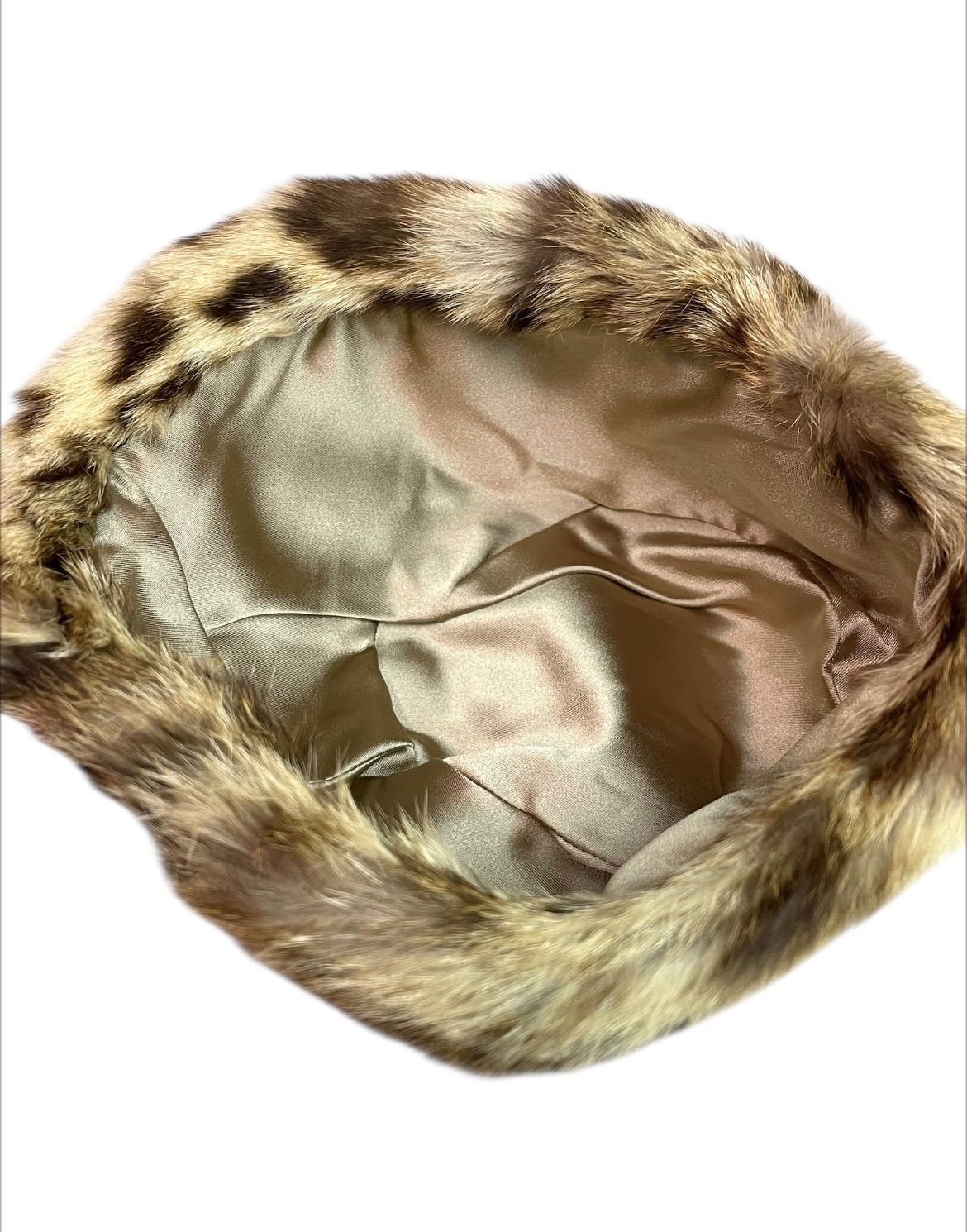 ハット レオパード柄