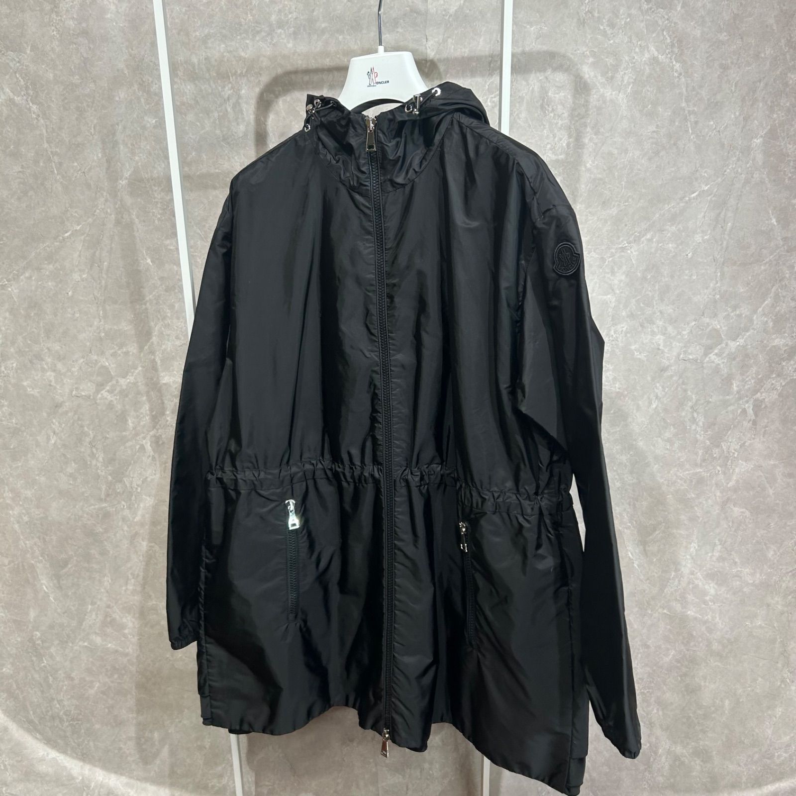 MONCLER モンクレールナイロンコートパーカー WETE 黒０