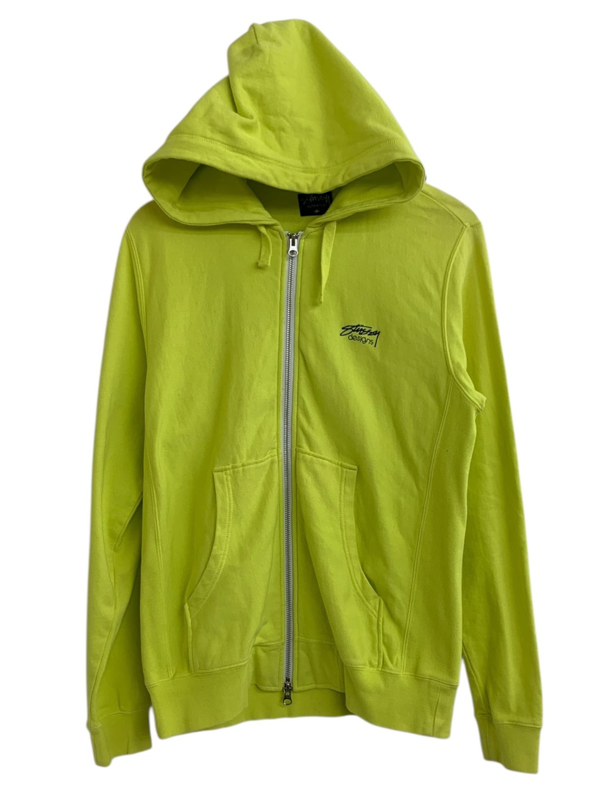 STUSSY (ステューシー) パーカー 古着 長袖 ジップアップ ロゴ入り 
