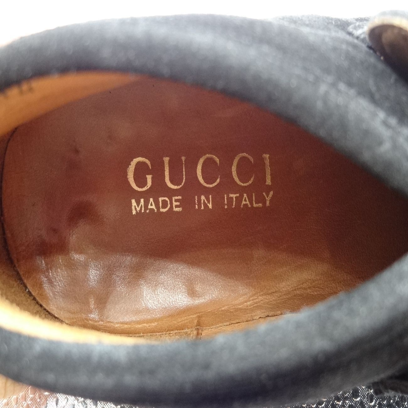 GUCCI グッチ ホースビット ローファー ブーツ スエード モカシン 