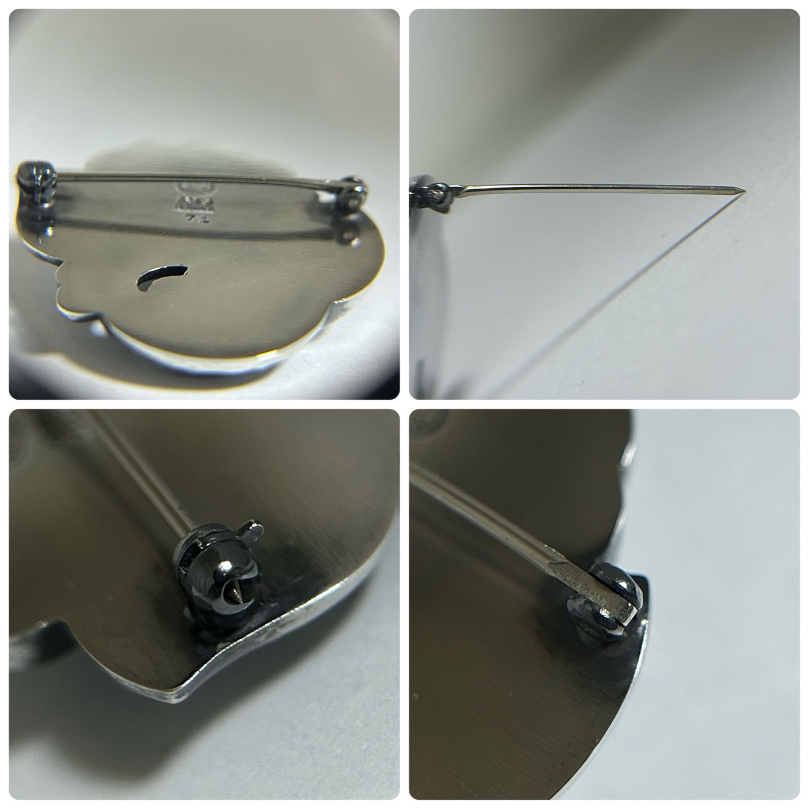 ジョージジェンセン ブローチ 71 グリーンアゲイト AG925 ヴィンテージ