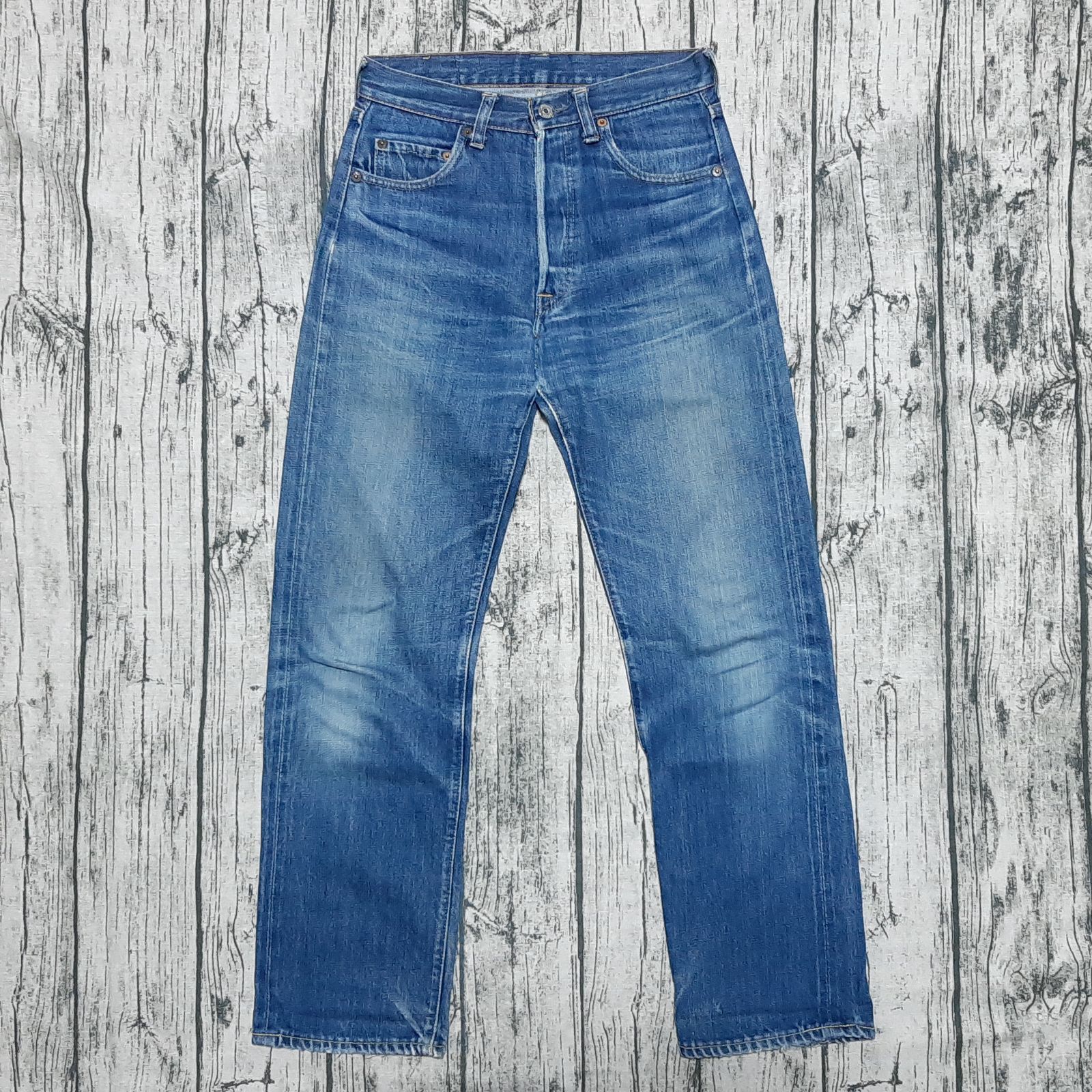 W29】オリジナル BIG E Levi's 501 60s～70s ヴィンテージ 足長R 赤耳