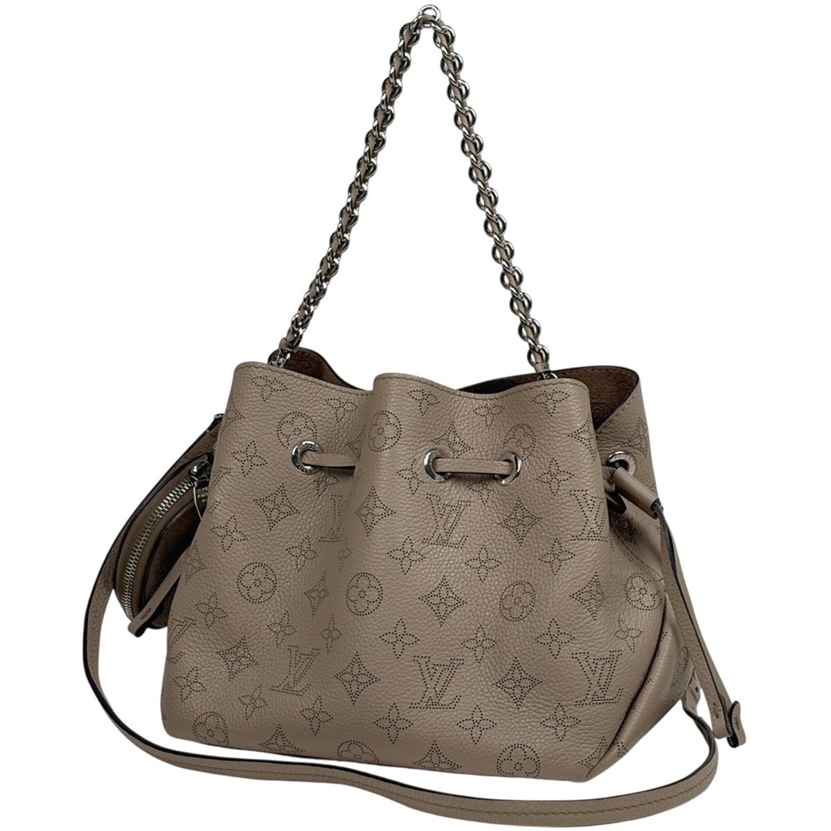 ルイ ヴィトン Louis Vuitton ベラ 2 WAY ショルダーバッグ 巾着型 パンチング モノグラムマヒナ ガレ M 57201 レディース