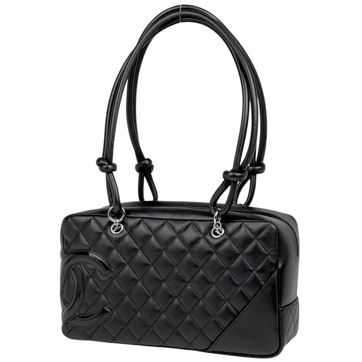 シャネル CHANEL カンボンライン ボウリングバッグ ココマーク ミニ