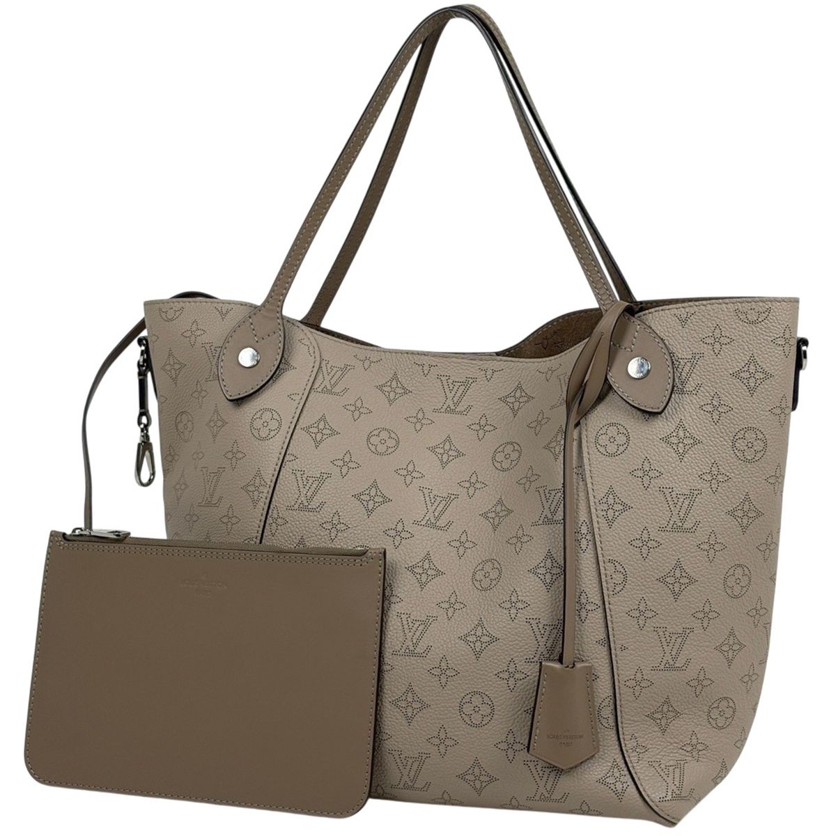 ルイ ヴィトン Louis Vuitton ヒナ MM ショルダーバッグ トートバッグ モノグラムマヒナ ガレ グレージュ M 53140 レディース