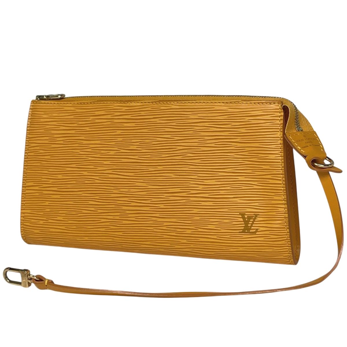 ルイ ヴィトン Louis Vuitton ポシェット アクセソワール メイクポーチ 小物入れ アクセサリーポーチ エピ タッシリイエロー M 52959 レディース