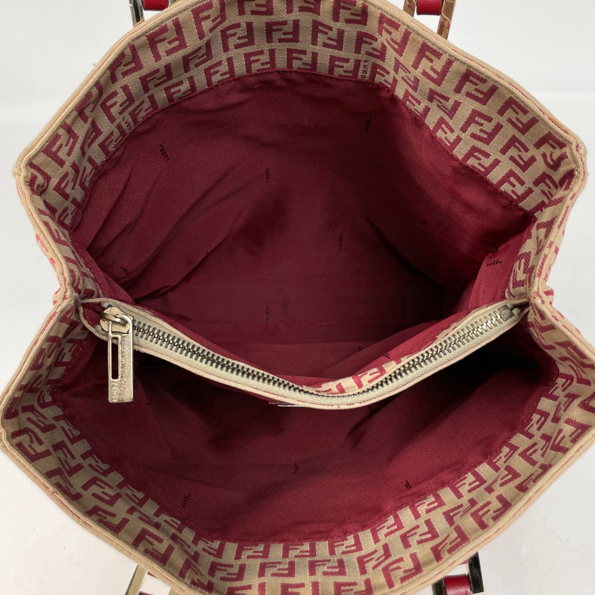 フェンディ FENDI ズッキーノ柄 トートバッグ ハンドバッグ トート 
