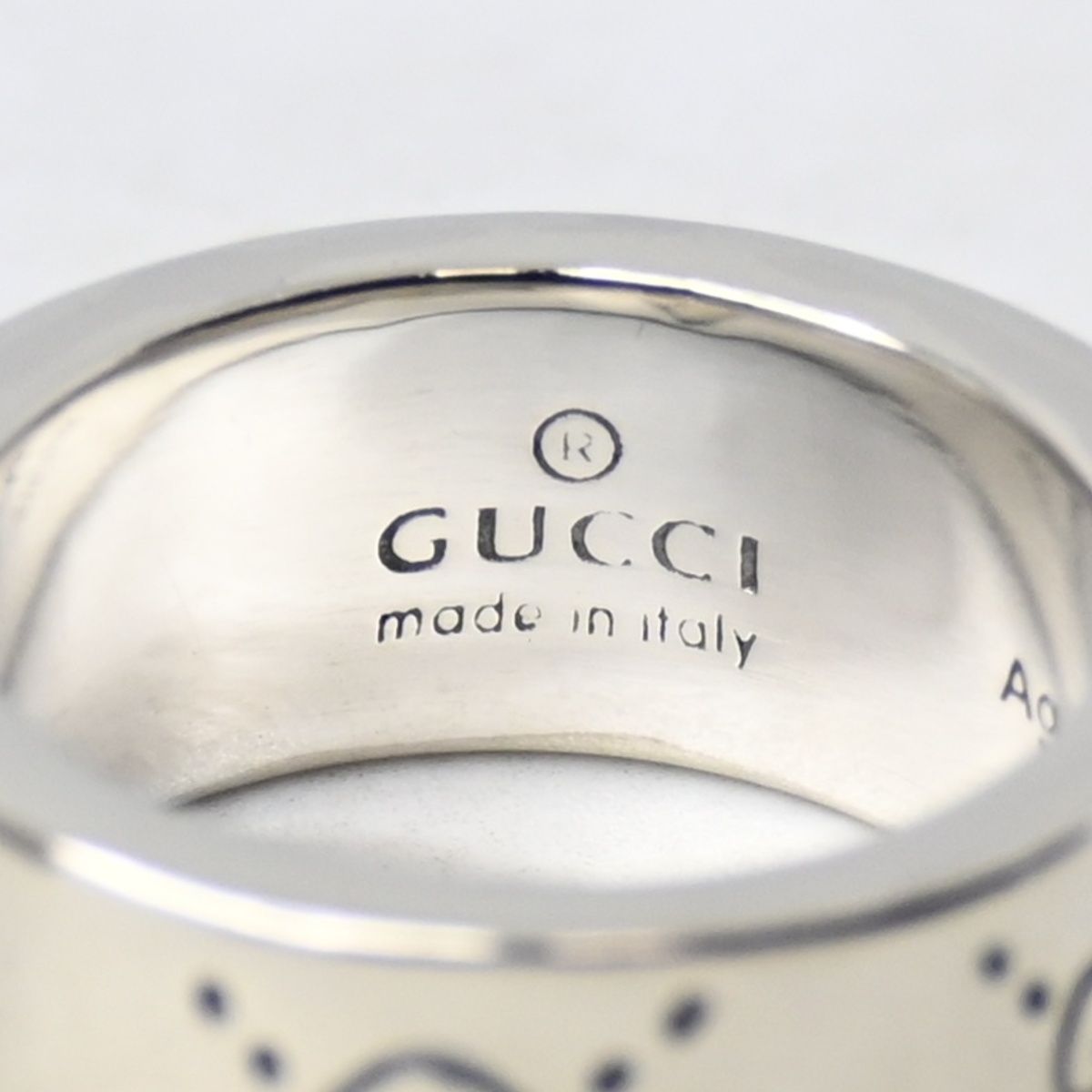 研磨済】GUCCI ゴースト リング 11号 Ag925 指輪 グッチ - メルカリ