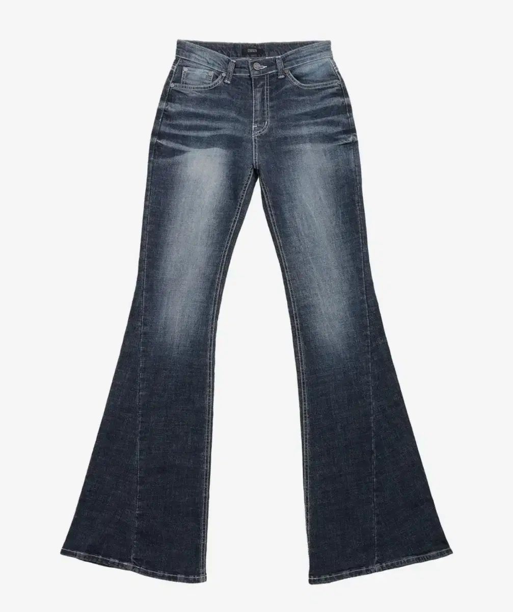 シネ ジーン キャットウォッシュ デニム パンツ ダークブルー M