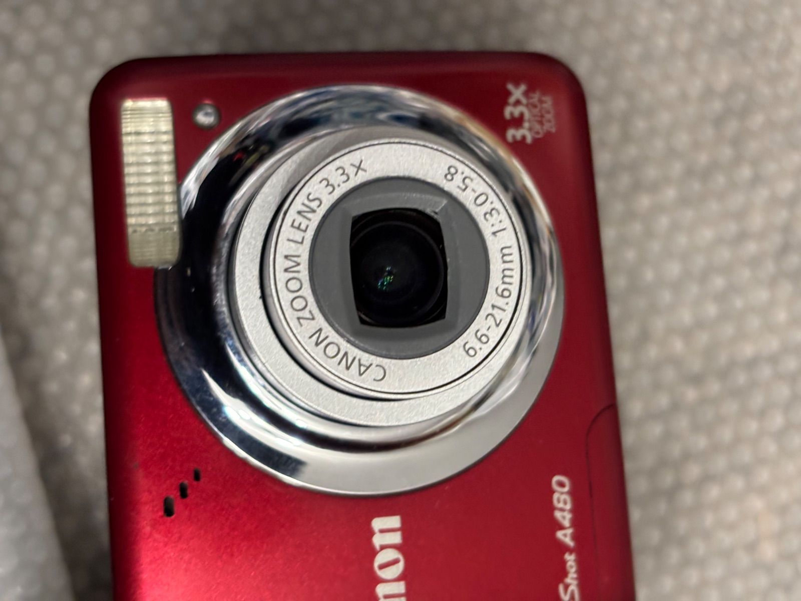 Canon PowerShot A480 レッド 26010604 【公式通販】