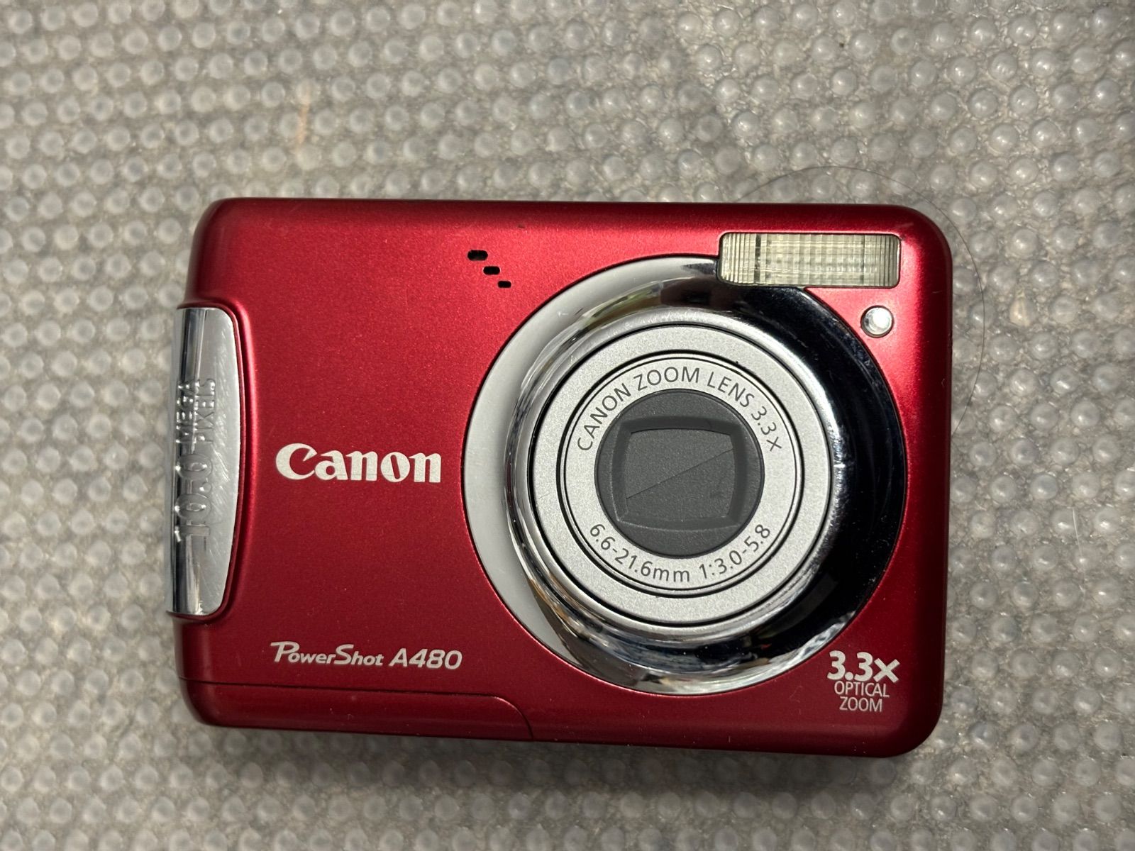 Canon PowerShot A480 レッド 26010604 - メルカリ