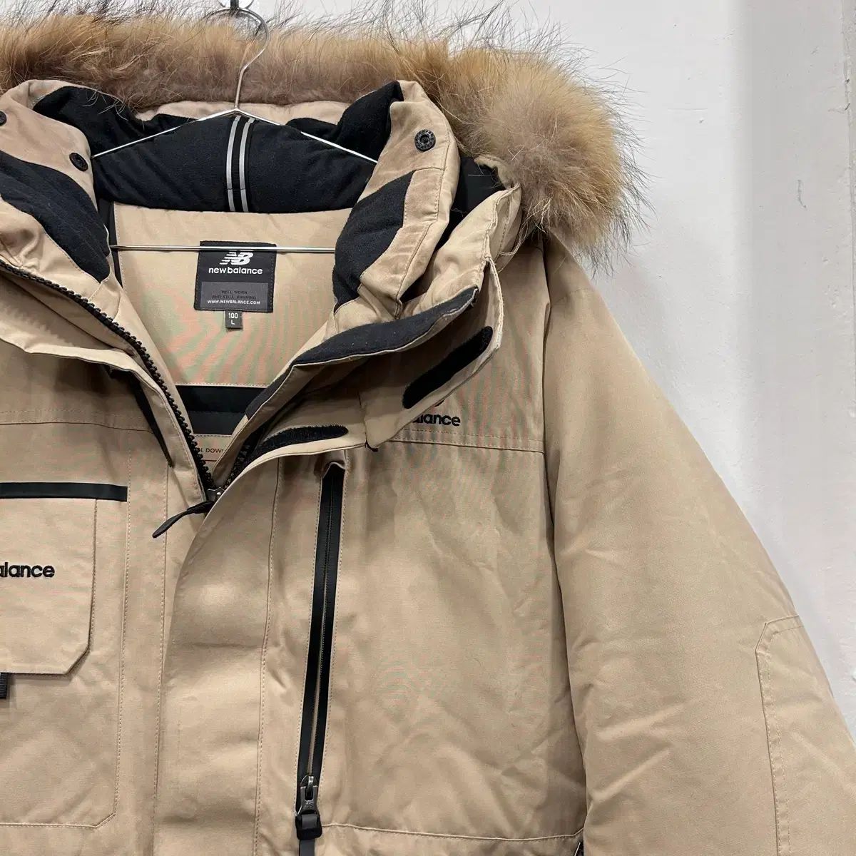 ニュー ンス ダウン グースダウン シェルパ フード