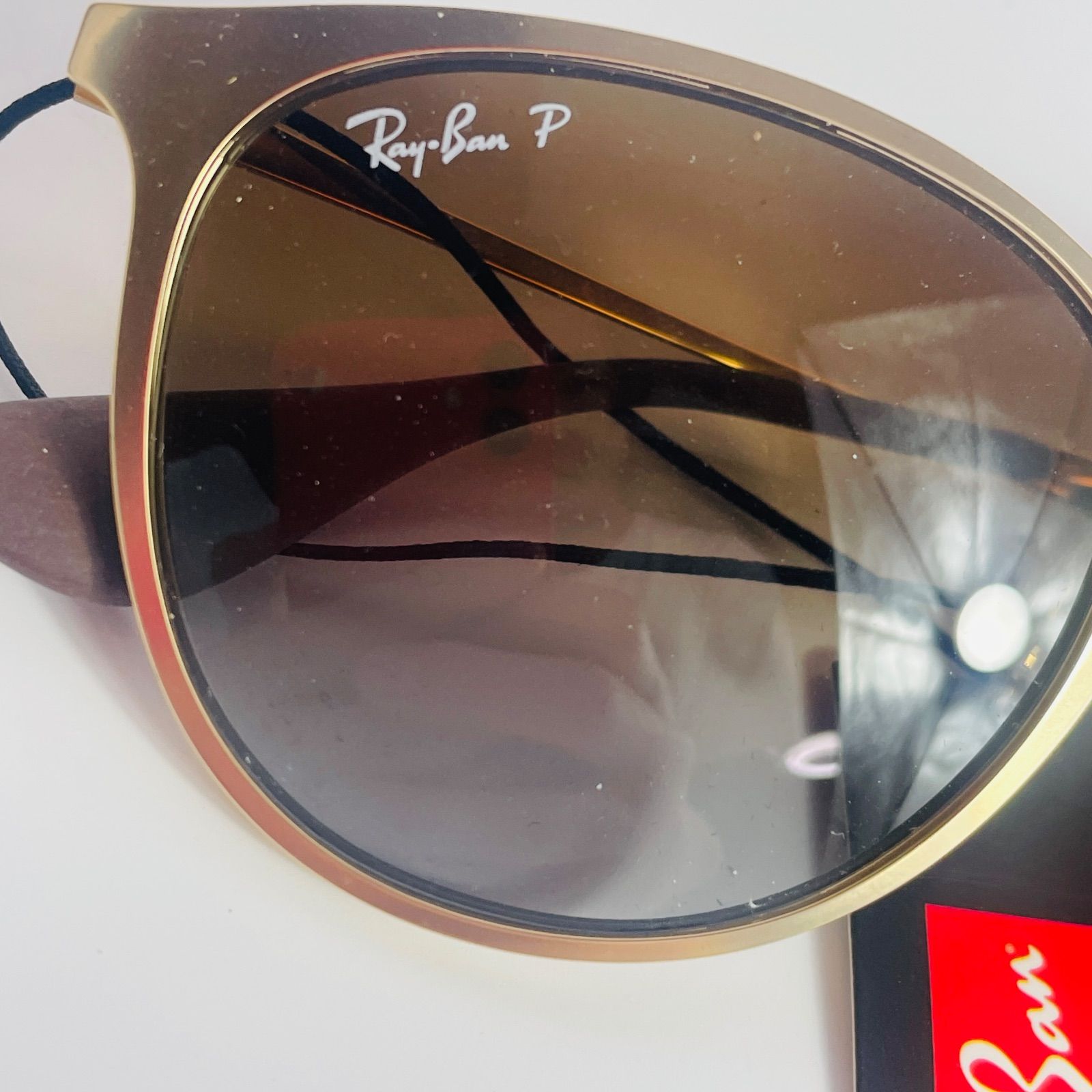 極美品/廃盤】Ray-Ban RB3539 ERIKA METAL エリカメタル ゴールド 偏光 