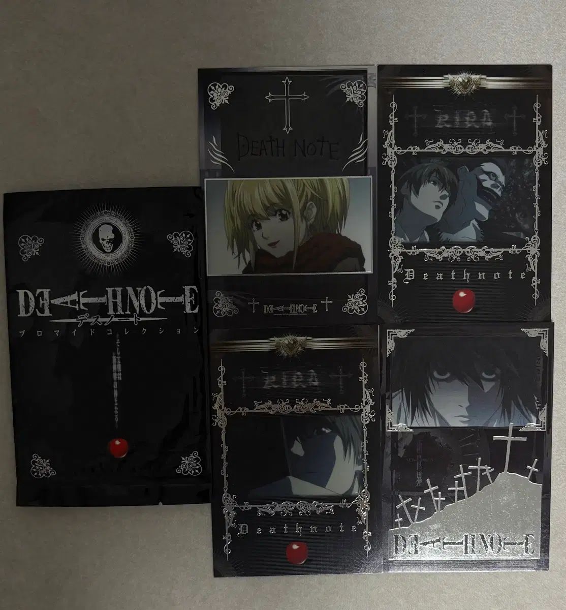希少 DEATH NOTE(デスノート) ブロマイド コレクション トレカ