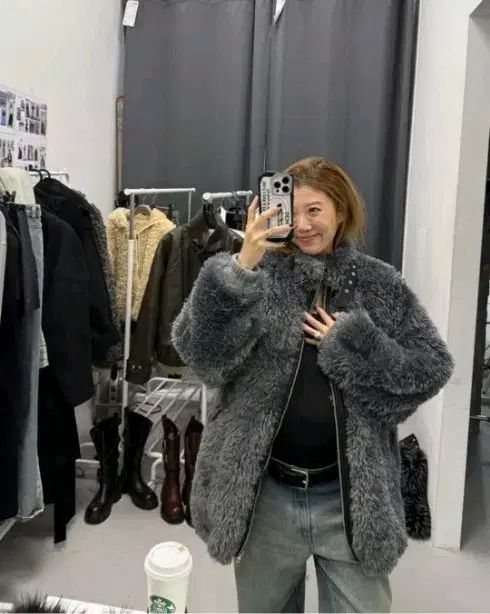 ダイニット ファー アウター チャコール DEINET FUR