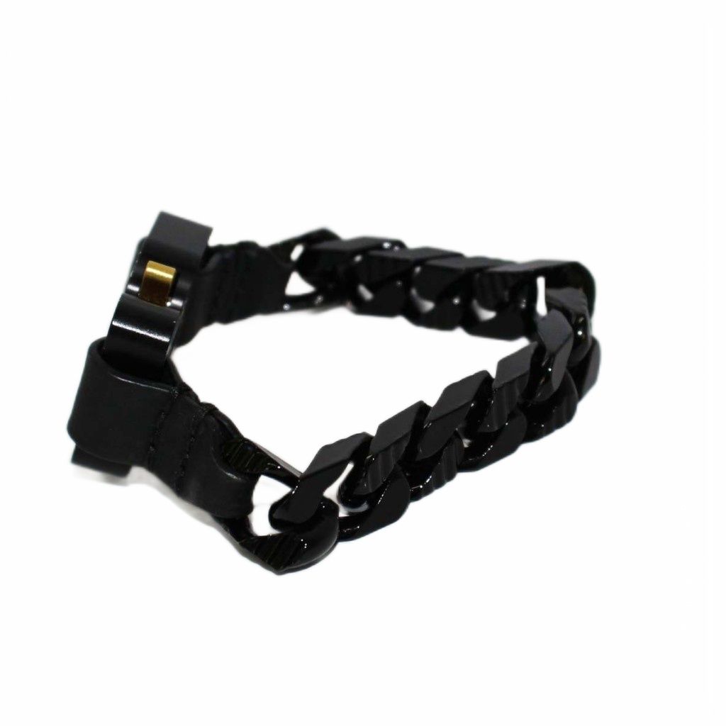 モンクレール MONCLER アリクス 1017‐ALYX-9 SM ブラスレット チェーン 黒 |KH
