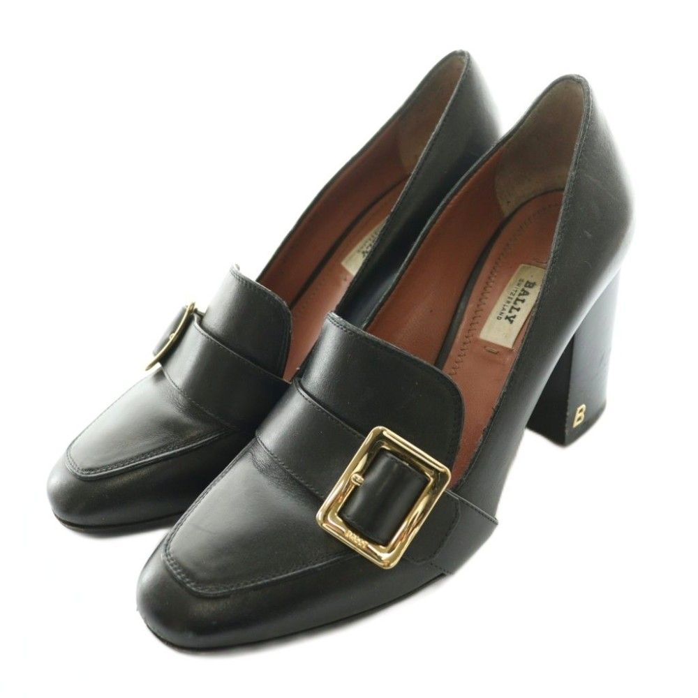 新品BALLY　バリー　パンプス　ハイヒール　バックル　クレアー　黒　ブラック バリー BALLY ジャネル Janelle バックル付きヒールパンプス 36 黒