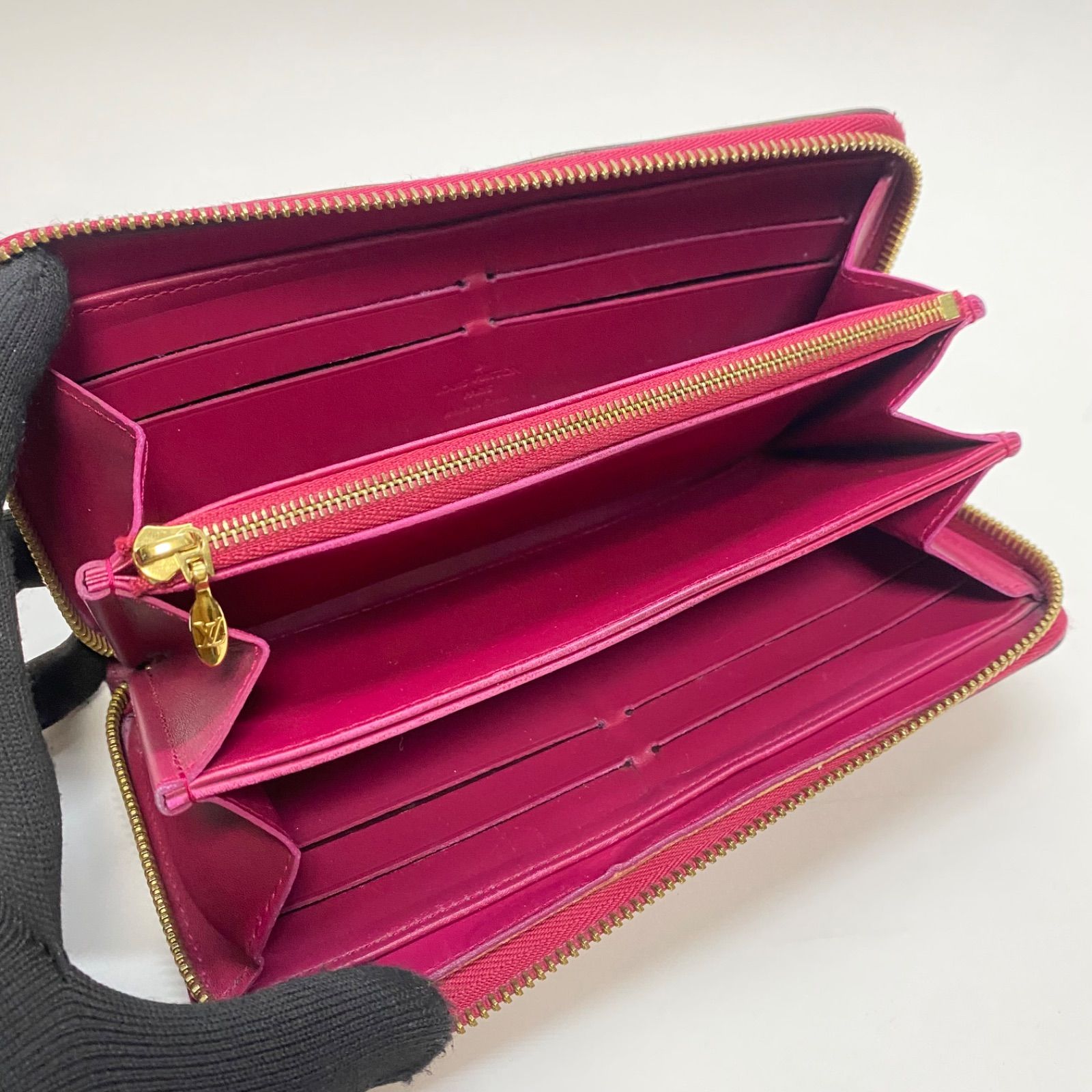2988 LOUIS VUITTON ルイヴィトン 長財布 ジッピーウォレット ヴェルニ