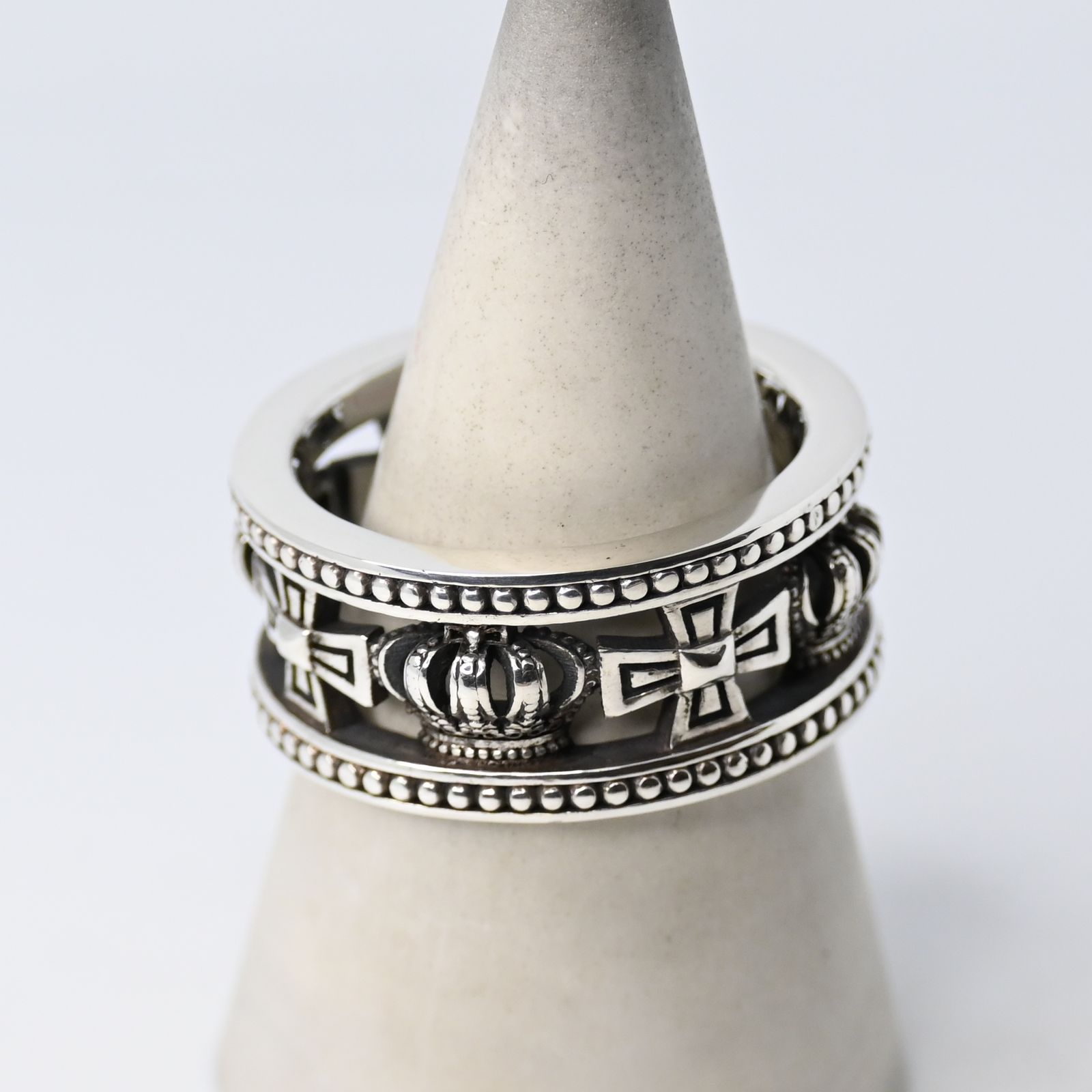 研磨済 JUSTIN DAVIS WEDDING BAND リング 25号 SRJ 175 ジャスティンデイビス 指輪