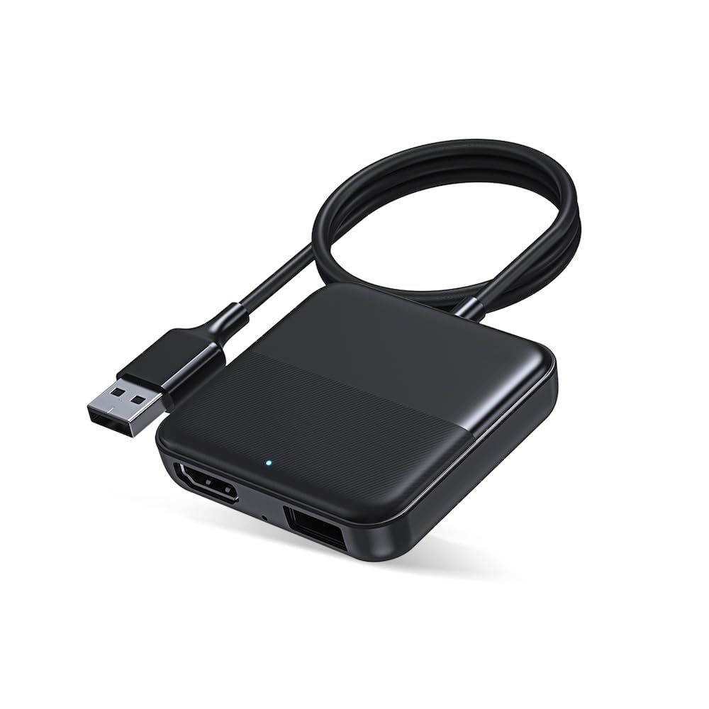 有線 Apple CarPlay HDMI 入力 アダプター テレビ TVチューナー 動画 アプリ カーナビ 視聴 YouTube Netflix PrimeVideo モニター 車載 再生 DVD TV 音楽 サブスク ディスプレイ スト