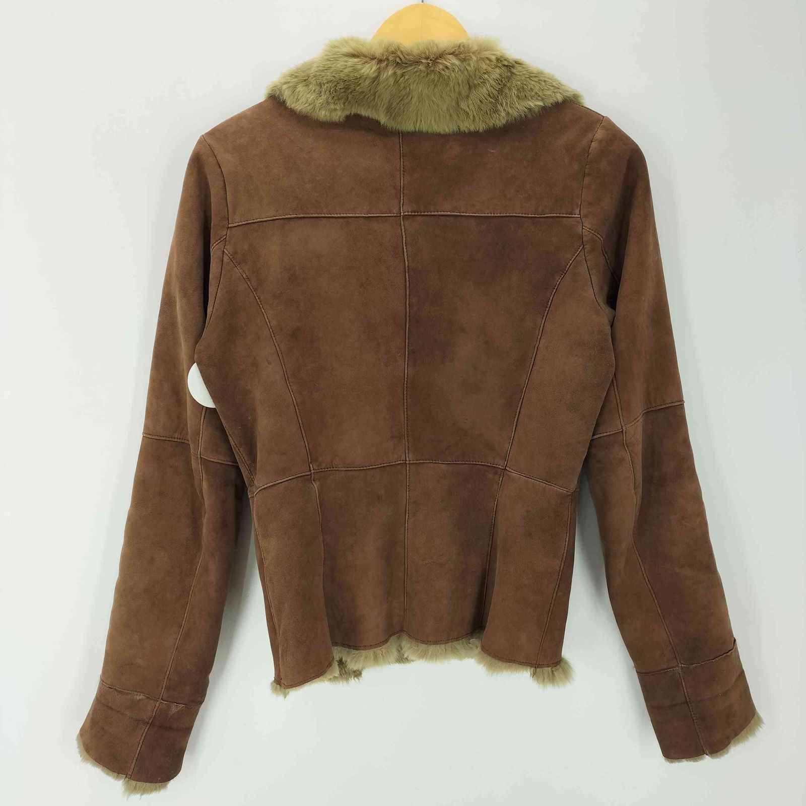 ユーズドフルギ USED古着 Real Fur 100%＆ Real Leather Mouton Jacket  