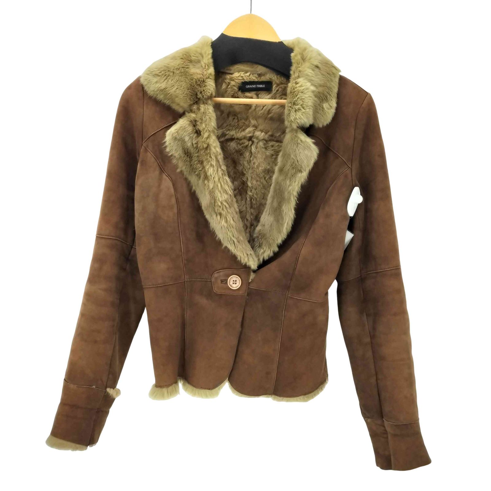 ユーズドフルギ USED古着 Real Fur 100%＆ Real Leather Mouton Jacket  