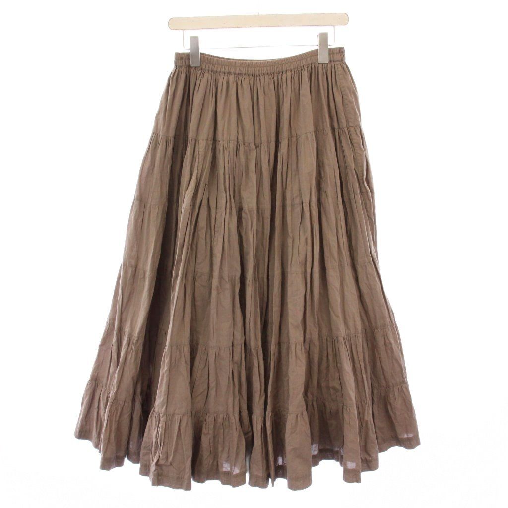 マリハ MARIHA 草原の虹のスカート フレア ギャザー イージー マキシ