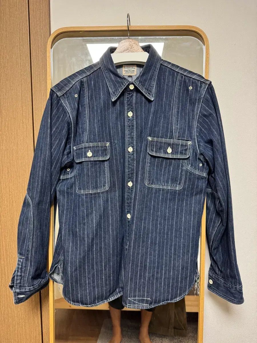 Pherrow s フェローズ デニム シャツ 95-100