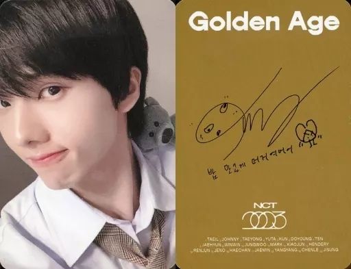 nct dream チソン トレカ　golden age sound wave 中古】コレクションカード(男性) NCT/チソン(Jisung)/裏面印刷サイン