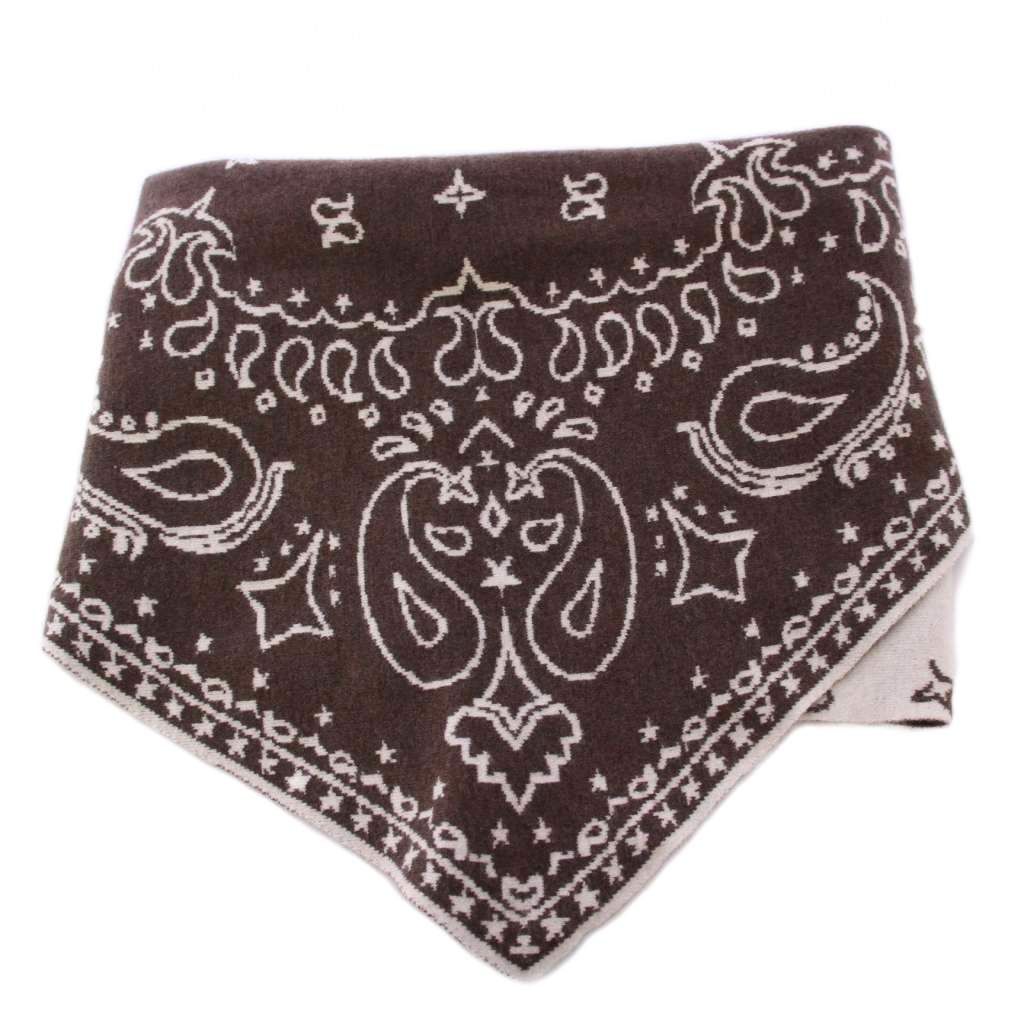 ジプソフィア Gypsohila ペイズリーニットストール ストレッチ 総柄