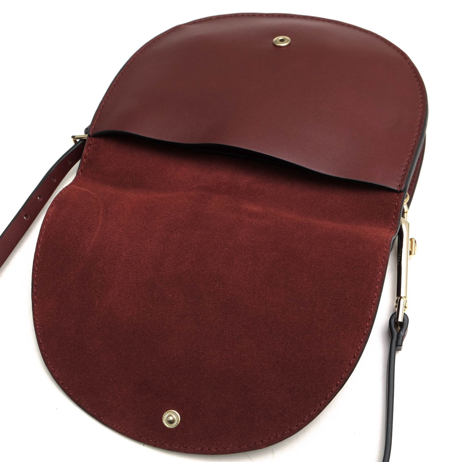 セオリー／theory バッグ ショルダーバッグ 鞄 レディース 女性 女性用レザー 革 本革 レッド ブラウン 赤 茶  Whitney BAG フープハンドル セオリー／theory バッグ ショルダーバッグ 鞄 レディース 女性 女性用
