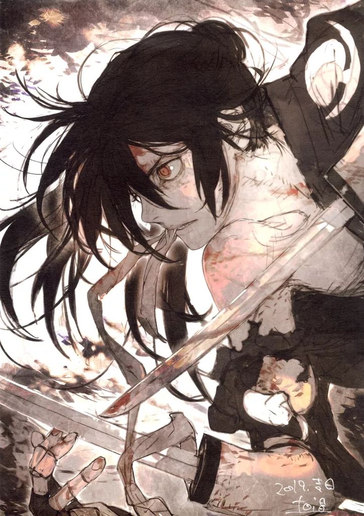 中古】原画イラストボード TVアニメどろろ応援トリビュート 高精細複製