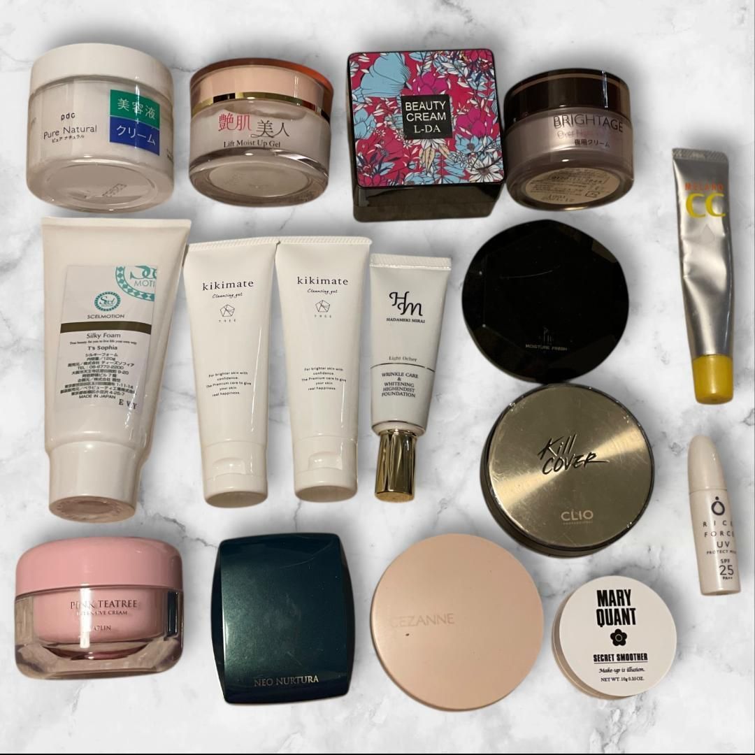 コスメ 化粧品 まとめ売り 大量 セット スキンケア 化粧下地 ファンデ まとめ売り 大量 セット - メルカリ