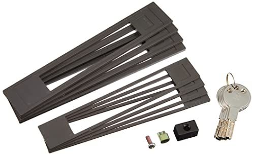  ウエスト West ディンプルシリンダー 万能取替引戸錠 キー5本セット ブロンズ 333-S 2305-BT 1組 m 錠 ロック かぎ 防犯 セーフティ