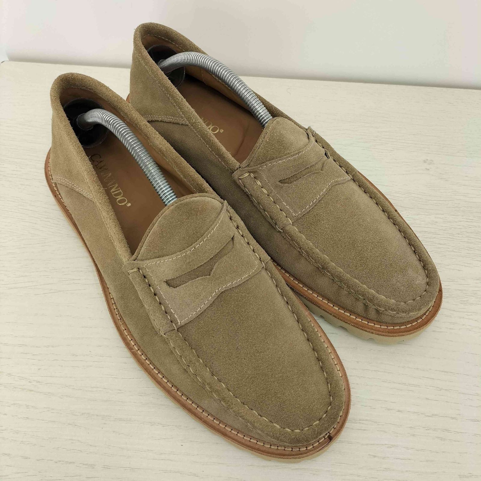 カミナンド CAMINANDO スエード コイン ローファー メンズ 10 - メルカリ