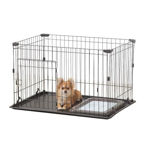 アイリスオーヤマ システムサークルトレー付き マットブラウン P STN 550 m