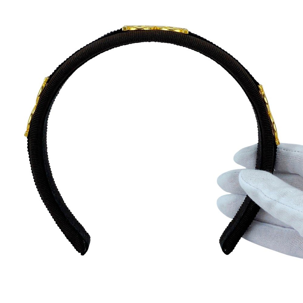 フェラガモ □美品□ ガンチーニ カチューシャ ヘアアクセサリー ヘア