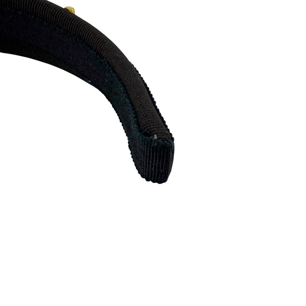 専用【美品】 フェラガモ　ガンチーニ　カチューシャ　黒 フェラガモ □美品□ ガンチーニ カチューシャ ヘアアクセサリー ヘア