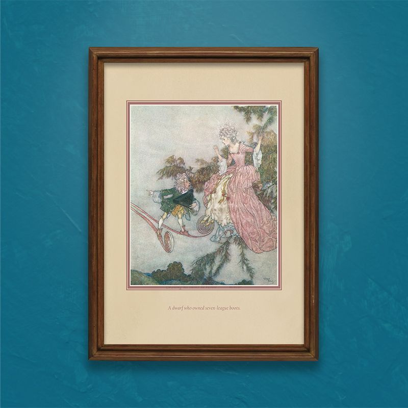 A3サイズ エドマンド・デュラック ポスター 七リーグ靴 挿絵 異世界